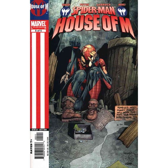 Spider-Man: House of M #5 VF ; Marvel Comic Book