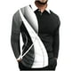 thumbnail image 1 of Blusa y camisa de manga larga con cuello vuelto para hombre, jersey de solapa de manga corta, top deportivo de manga corta con solapa, blusa de poliéster para hombre, 1 of 4