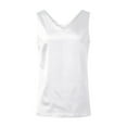 thumbnail image 3 of SHITINN Womens Satin Tank Top Strap Basic Summer Vest Shirt Casual V Neck Sleeveless Blouses 3x Tops for Women Camisole Tall Leather Tube Top Muscle Tops for Women Athletic Top Women Nylon 1975 Crop, 3 of 3