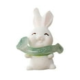 thumbnail image 4 of Mini estatua de adorno Macarena conejo Centros de mesa decorativos hechos a mano Estilo chino tradicional Accesorios de fotos Arte Figuras adorables estilo E, 4 of 8