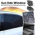 thumbnail image 7 of 2 Pack Car Window Sun Shade Mesh - Breathable, Foldable Side Window Covers for Sun Protection & Privacy, 7 of 7
