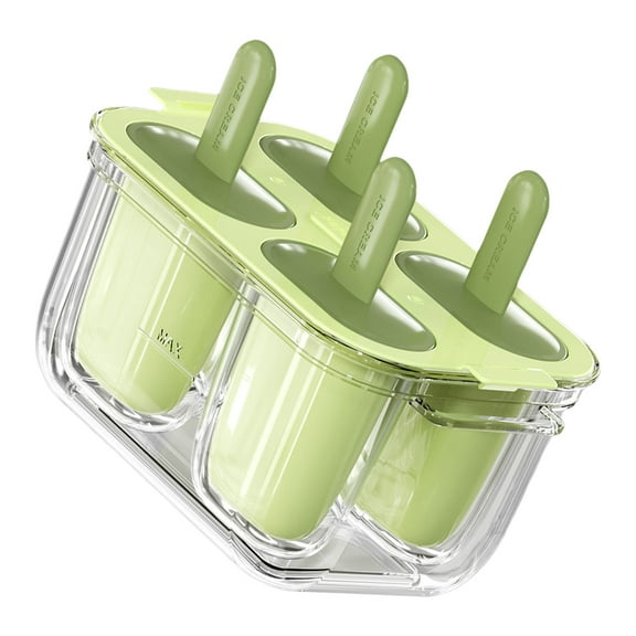 RUISINERY Food Grade Silicone Popsicles Mold for Homemade Ice Cream Double Layer Ice Maker Mould Practical Kitchen Accessories