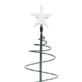 thumbnail image 4 of Árbol de Navidad solar, luz de hierro, enchufe de tierra, luces espirales cálidas, lámpara de césped artística () Hugtrwg Para estrenar, 4 of 5