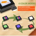 thumbnail image 4 of ZEERSHEE LED Light Display Base for Crystal 3D Glass Art, 7 Lighting Mode Color Change Square Stand Base Plate Flat, 4 of 8