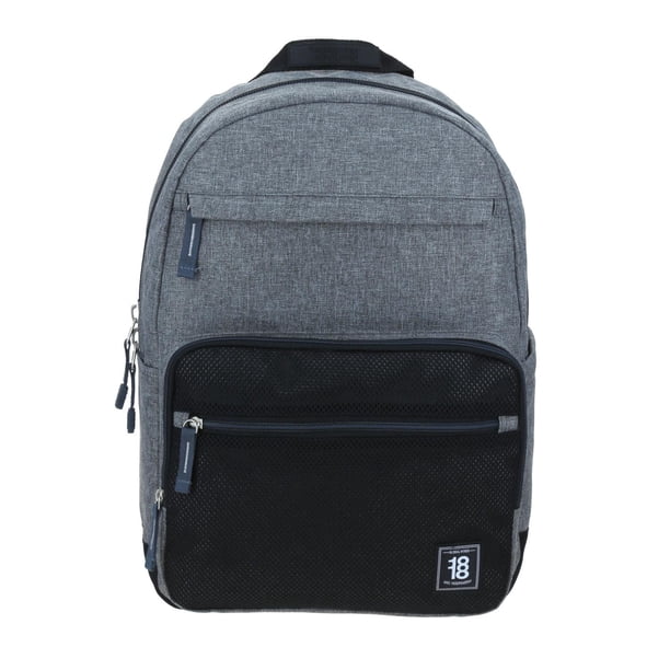 Mochila Grande Gris 1818 Universidad NERFRESA Unisex Porta Laptop de hasta 15.
