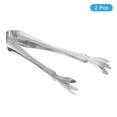 thumbnail image 3 of Serving Tongs, 2pack 6 Inch - Stainless Steel Ice Tongs, Mini Sugar Tongs for Dessert, Bar, Tea Parties (Silver), 3 of 5