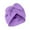 Purple, variant on Awdenio Beanies Hats Women Solid Bowknot India Muslim Ruffle Chemo Hat Headwear Wraps Turbans Beanie Cap Headwraps