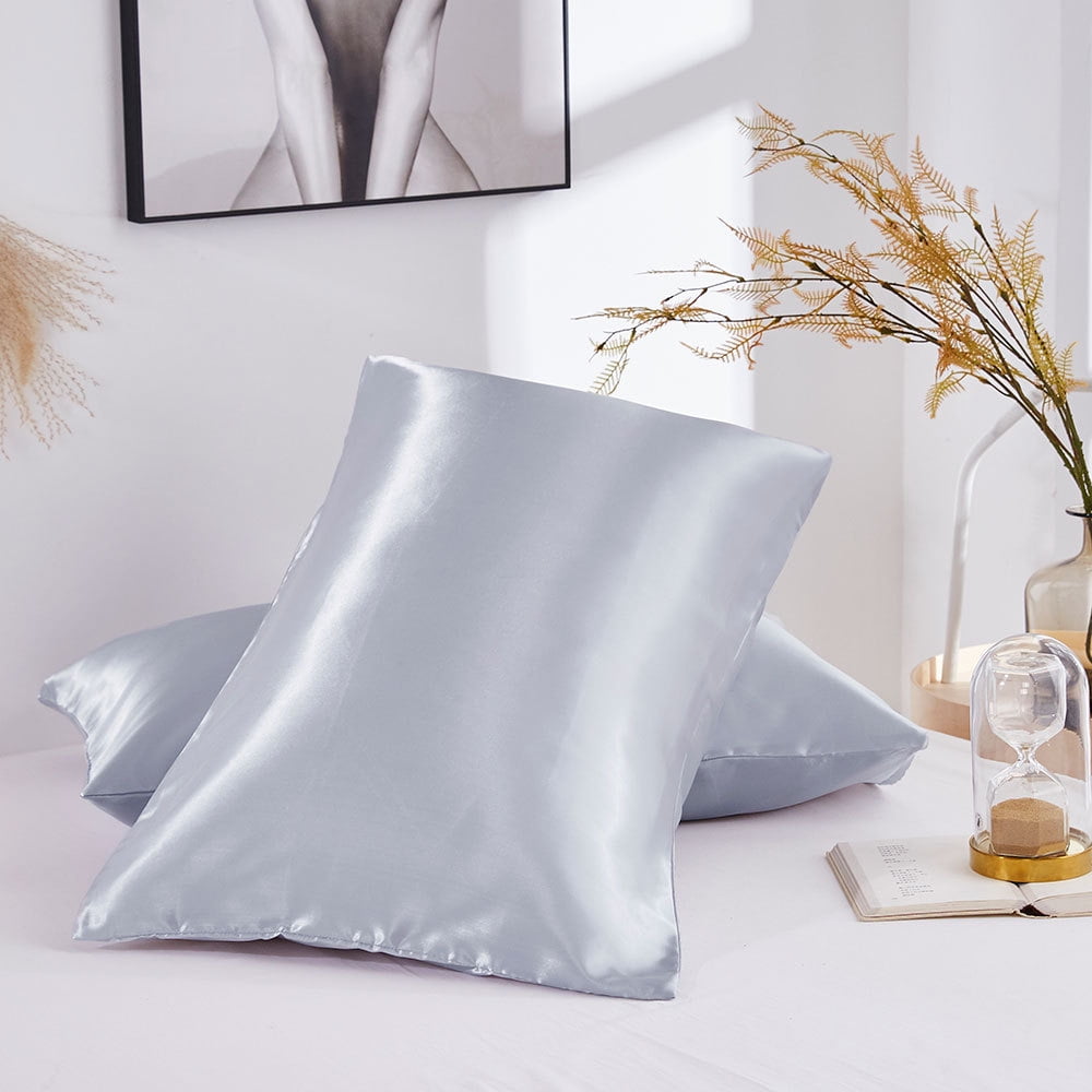 Bedsure Satin Pillowcase For Hair and Skin Silk Pillowcase 2 Pack