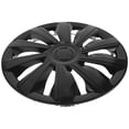 thumbnail image 1 of MOVTOTOP Durable Plastic Wheel Cover Hubcaps Black 14 Inch Universal Fit for Car Use, 1 of 7