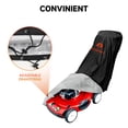 thumbnail image 4 of Roastove Black Outdoors Lawn Mower Cover - Heavy Duty 420D Polyester Oxford Waterproof, UV Protection Universal Fit with Drawstring, 4 of 6