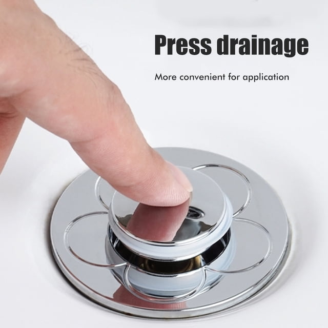 Tapón de fregadero de acero inoxidable Jadeshay universal