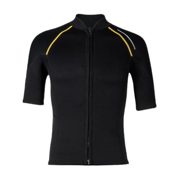 Traje de neopreno para hombre, traje de baño de buceo con cremallera frontal, traje de baño cálido para M