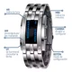 thumbnail image 3 of Reloj Para Hombre Led Binario Electrónico Impermeable Moda Correa Plateado, 3 of 8