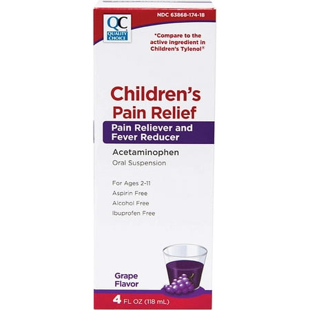 Acetaminophen Children's Suspension Grape 4 oz