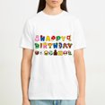 thumbnail image 5 of Niogvi Happy Birthday Family Matching Pajama Funny Party T-Shirt, Brother Tee White Large, 5 of 5