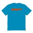 thumbnail image 1 of Hungry Humor Graphic Tropical Blue Men's Cotton T-Shirt, 1 of 1
