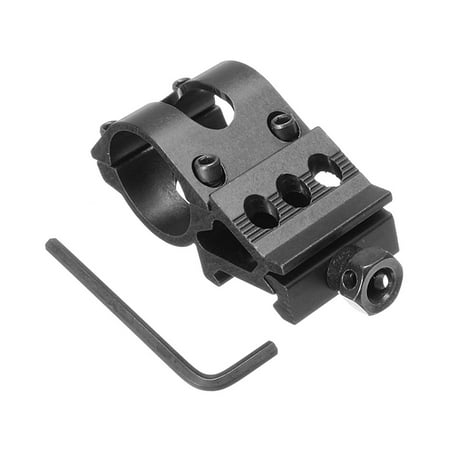 Offset Tactical 1 Inch Flashlight Laser Mount for Weaver / Picatinny Style