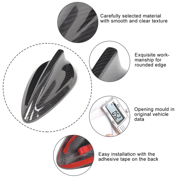 Cubierta De Antena De Coche De Fibra De Carbono Para Techo, Decoración De Embellecedor De Aleta De Tiburón Para Techo, Compatible Con M2 M3 F22 F30 F80
