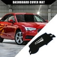 thumbnail image 3 of Unique Bargains Dash Cover for Audi A4 A5 2008-2015 Center Console Dashboard Cover Mat Polyester Black Blue 1 Pcs, 3 of 6