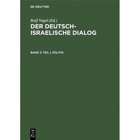 Teil I, Politik, (Hardcover)