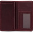 thumbnail image 2 of Full-Grain Leather Classic Long Bifold Wallet - Sleek Handcrafted Cowboys Wallet - Compact Minimalist Men's Bifold Wallets w/ Multiple Card Slots, 2 Long Side Pockets, and Sleeve (Hunter Brown), 2 of 7