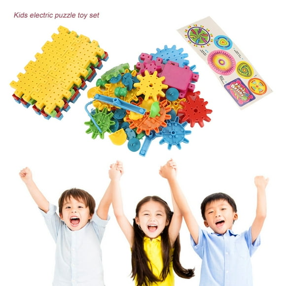 Durable To Use Gears Gear Building Toy Set, Electric Puzzle, 81Pcs/Set Cultivating Their Imagination And Creativity For Kids Children Girls And Boys Gifts