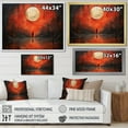 thumbnail image 4 of Designart "The Fall Coral Black Art from Mexico III" Mexican Floater Framed Wall Art Print, 4 of 7