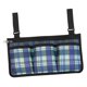 thumbnail image 4 of Bolsa de Viaje Impermeable, Canasta Liviana para Computadora Portátil, Bolsa Lateral Del Apoyabrazos para Llevar Accesorios en Silla de Ruedas, Andado Azul Baoblaze Bolsas laterales para sillas de ruedas, 4 of 8
