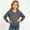 Dark Gray, variant on Girls V Neck Knit Cardigan Soft Button Down Sweater Long Sleeve Casual Comfortable Toddler Daily Outdoor Play Wear Knit Cardigan