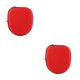 thumbnail image 2 of Seitruly Bolsa dura para auriculares EVA, funda protectora, cierre de cremallera, funda de transporte interior de forro polar, repuesto para Rojo 2Conjunto, 2 of 6