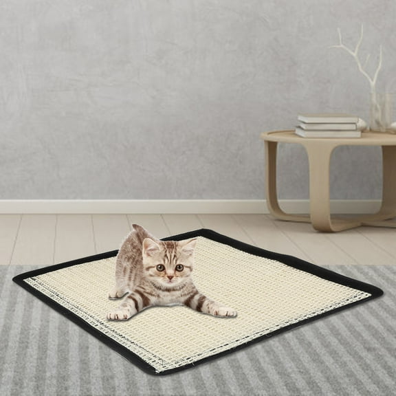 Rascador de gatos plegable ambiental inofensivo alfombrilla rascadora de sisal para que el gato rasque sus garras descanse y juegue con LHCER Otros