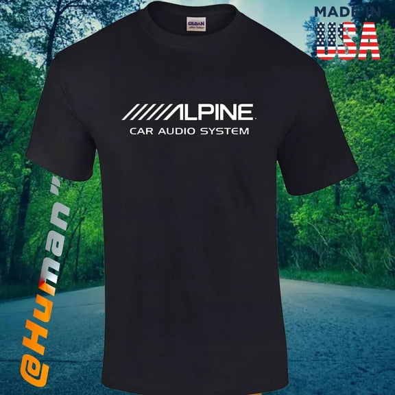 SALE!! Shirt Alpine Car Audio System Logo Men'S Unisex T-shirt S-5XL