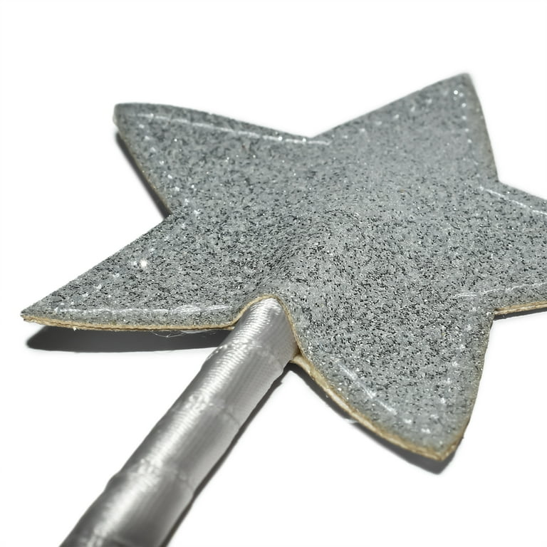 Silver Sequin Wand Costume Accessory Silver Sequin Wand Costume Accessory