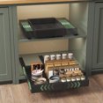 thumbnail image 1 of 2 piezas Organizador de Gabinete Extraíble, Cajones Deslizables para Cocina, Organizador de Cajones de Cocina, Ajustable, Negro, 1 of 4