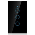thumbnail image 1 of Pantalla Tálil Wifi, Círculo para Moes Interruptor Inteligente Interruptor Único Negro 4 3 CA 90-250 V Enchufe de Ee. Uu., 1 of 7