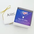 thumbnail image 3 of Anavia Happy 30st Birthday Gifts Stainless Steel Fashion Necklace Birthday Card Jewelry Gift for Her, Birthday Gift for Wife-[Silver Cube, Blue-Purple Gift Card], 3 of 3