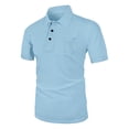 thumbnail image 5 of Goodtrade8 Mens Shirts Polo Short Sleeve Summer Pullover T Shirts for Men Big and Tall, 5 of 6