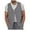 Silver, variant on Bcfgryg Vest Men Lapel Sleeveless Slim Fit For Men With Vintage Casual Vests Lightweight Men's Jacket For Hiking Green L