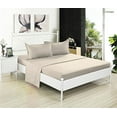 thumbnail image 4 of Queen Flat Sheet Only - Soft & Comfy 100% Cotton- By Crescent Bedding (Queen , Beige), 4 of 5