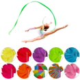 thumbnail image 1 of Cinta colorida para gimnasio, cintas de baile de 4M, arte rítmico, gimnasia, ballet, serpentina, varilla giratoria para entrenamiento de gimnasio profesional, juego de 10 piezas de diferentes colores brillar  Electrónica, 1 of 5