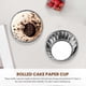 thumbnail image 4 of 50 Pack Foil Baking Cups for Cupcakes and Muffins Disposable Aluminum Liners for Baking Desserts, 4 of 5