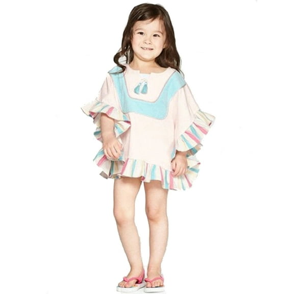 Mila & Emma Toddler Girls Swim Cover-Up