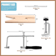 thumbnail image 2 of 14-Piece Jeweler'S Saw Horse Combo Set, Adjustable Horse, Wood Bench Tools for Jewelry Making, 2 of 4