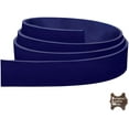 thumbnail image 4 of ELW 9-10 oz. 3.6-4mm Blue Straps, Belts, Strips 3.75"x72" 9.5x183cm - Belt Grade Latigo Leather for Cowhide Heavy DIY Craft - Pet Collars, Blanks, Accessory, Jewelry, Key Chains, 4 of 9