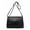 black, variant on Genuine Cowhide Crocodile Embossed Flap Crossbody Messenger Storage Square Bag