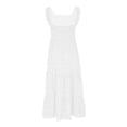 thumbnail image 4 of DailyTrove Women's Asymmetric Hem Maxi Dress-Sleeveless-Fit & Flare-Rayon-for Beach Vacation/Summer Party-Flowy Asymmetric, 4 of 4