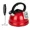 Red, variant on Whistling Tea Kettle & Milk Frother Set, 2.2qt Stainless Steel Stove Top Kettle & Handheld Milk Frother with Stand for Coffee, Matcha, and Cappuccino