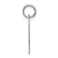 thumbnail image 2 of Auriga Fine Jewelry 925 Sterling Silver Script Letter P Initial Charm Pendant for Women (L- 18mm, W- 8 to 12mm), 2 of 6