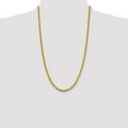 thumbnail image 4 of Diamond2Deal 14K Yellow Gold 4.25 mm Solid Miami Cuban Link Chain Necklace for Mens 26", 4 of 6