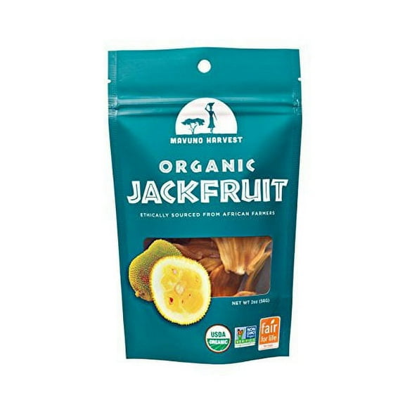 Mavuno Harvest Direct Trade Organic Dried Fruit, Jackfruit, 3 Count
